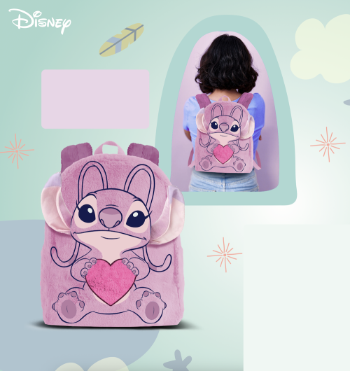 ANGEL - Kärlek - Mini Fuskpäls Ryggsäck '25x21x12cm' Karactermania