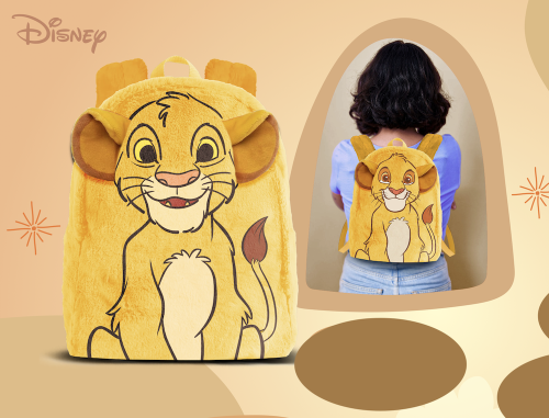 SIMBA - Mini Furry Ryggsäck '25x21x12cm' Karactermania