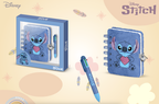 STITCH - Kärlek - Presentask - Furry Dagbok + Penna Karactermania