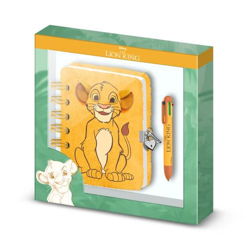 SIMBA - Presentförpackning - Pälsdagbok + Penna Karactermania