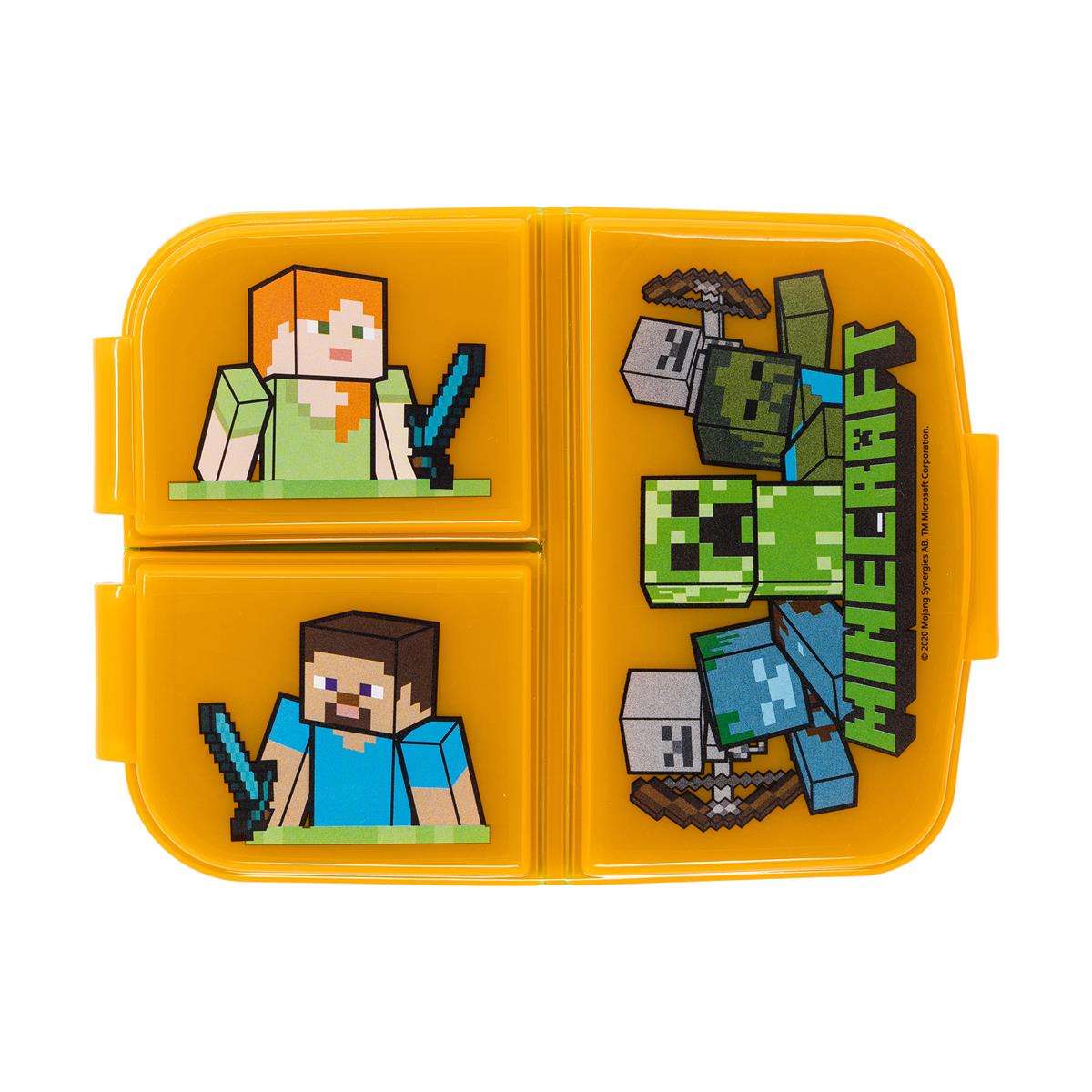Minecraft - Multi Compartment Smörgåsbox Stor Stor