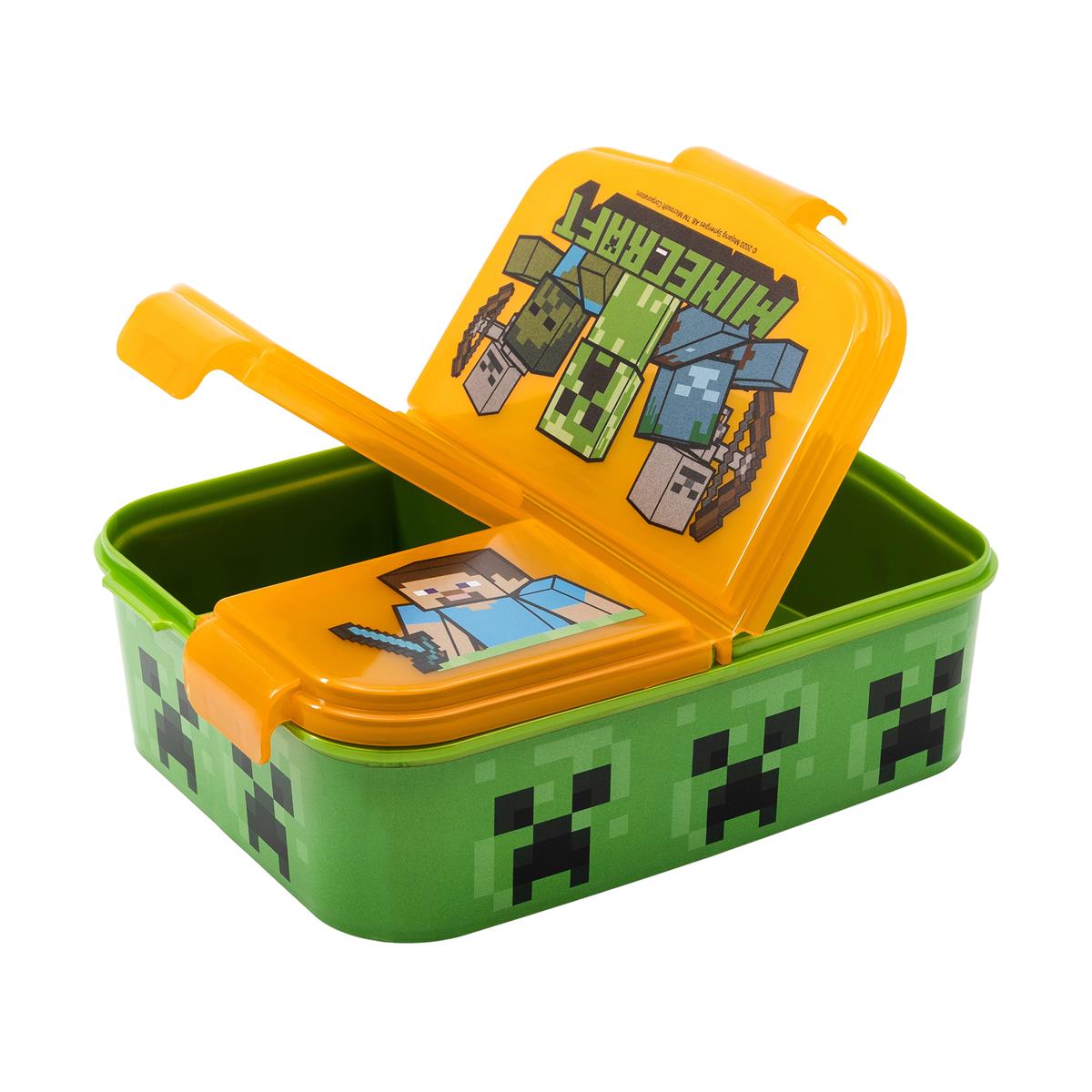 Minecraft - Multi Compartment Smörgåsbox Stor Stor