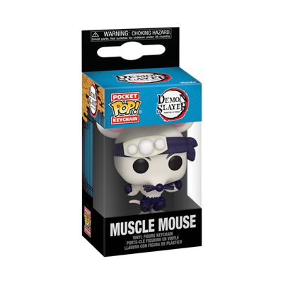 Funko POP Nyckelring: Demon Slayer - Muscle Mouse Funko