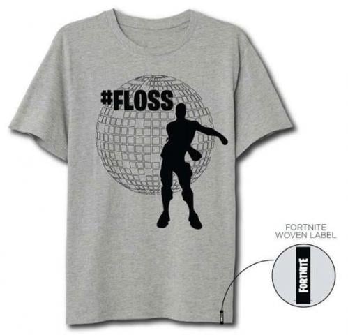 FORTNITE - T-Shirt Floss Grey (XXL) Runns