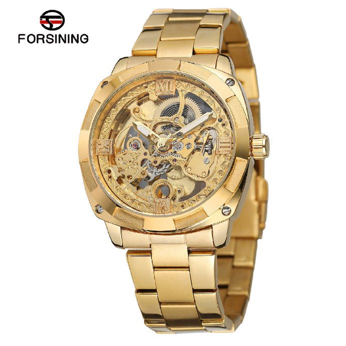 Armbandsur FORSINING - FSG8157M4G1 i Guld FORSINING