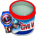 Barnklocka Marvel - Captain America Tin Box Runns
