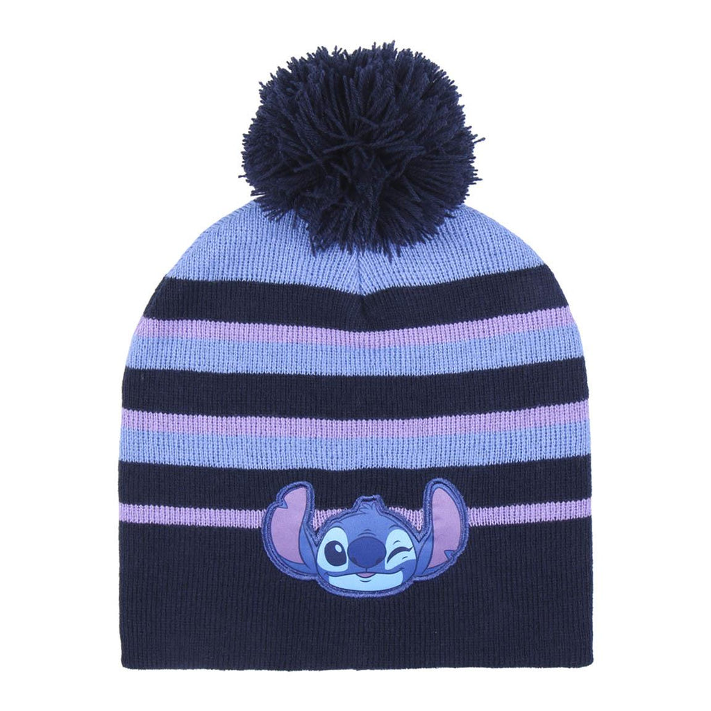LILO & STITCH - Jacquard Pompon Beanie - Barn Cerda