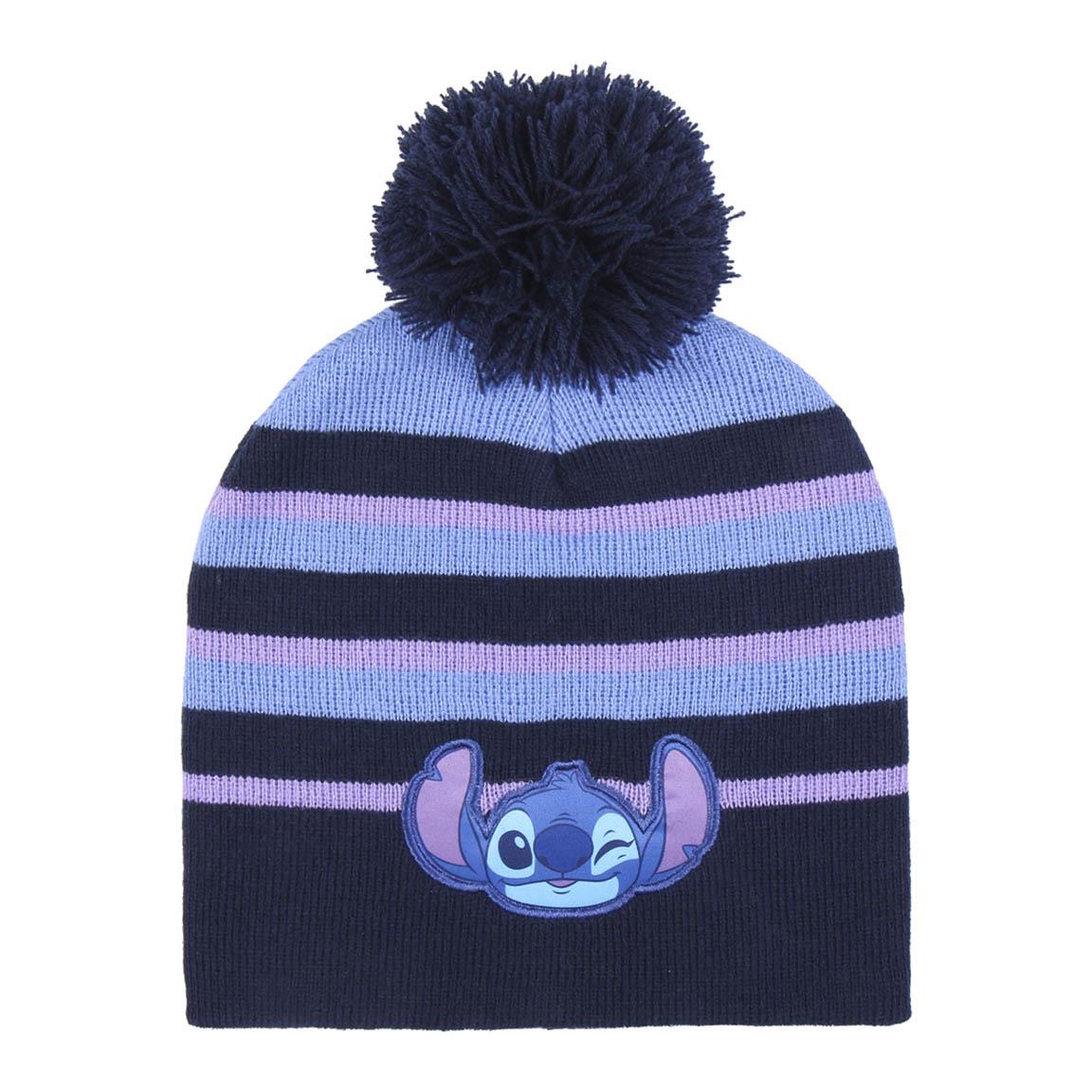 LILO & STITCH - Jacquard Pompon Beanie - Barn Cerda