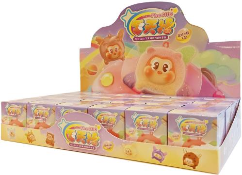 SLLO - Flygande Gris - Display med 24 Mini Figurer 5cm - Mysteriebok Art Toys