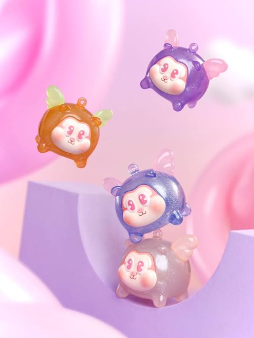 SLLO - Flygande Gris - Display med 24 Mini Figurer 5cm - Mysteriebok Art Toys