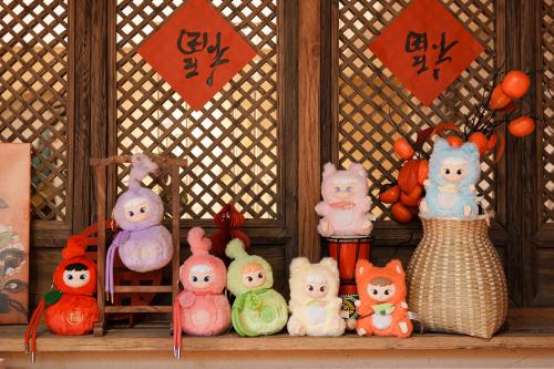 CIMMY - Hulu & Fox - Display med 6 gosedjur 16 cm - Mysteriebok Art Toys