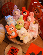 CIMMY - Hulu & Fox - Display med 6 gosedjur 16 cm - Mysteriebok Art Toys