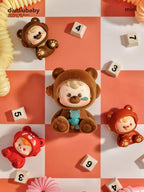 DIUDIUBABY - BB Bear - Utställning av 18 Mini Figurer 5cm - Mystery Box Art Toys