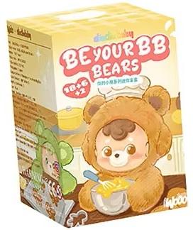 DIUDIUBABY - BB Bear - Utställning av 18 Mini Figurer 5cm - Mystery Box Art Toys
