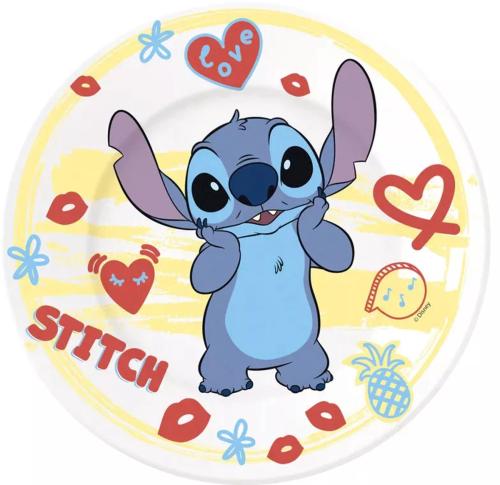 STITCH - Middagsset - Mugg 325ml + Skål + Tallrik 3 delar Stor