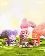 KOPP RABBAR - Frukt Mjölk - Display med 6 gosedjur 17cm - Mysterielåda