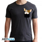 GREMLINS - T-shirt - Pocket Gizmo - Mörkgrå - (XS) ABYstyle