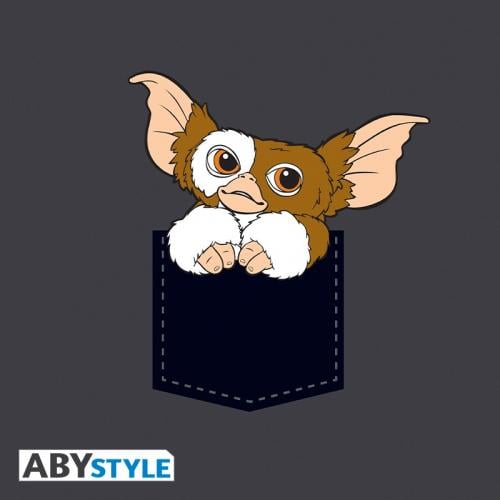 GREMLINS - T-shirt - Pocket Gizmo - Mörkgrå - (XS) ABYstyle