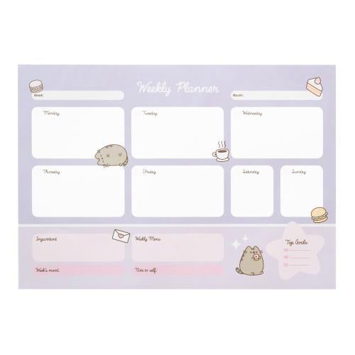PUSHEEN - Moments - Veckoplanerare - A3 Blokknote Grupo Erik