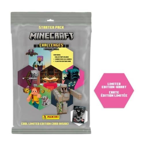 MINECRAFT - Panini Trading Cards (1 kol + 24 kort + 1 Ed Lim.) - MIX Panini Manga
