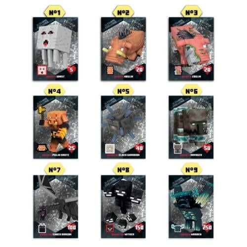 MINECRAFT - Panini Trading Cards (1 kol + 24 kort + 1 Ed Lim.) - MIX Panini Manga