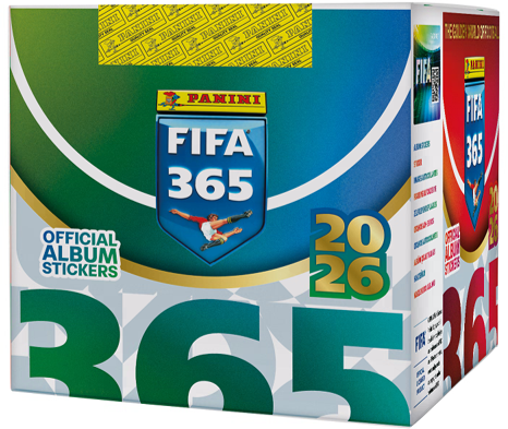 FIFA 365 - Panini Display med 36 Paketerade Klistermärken Panini Manga