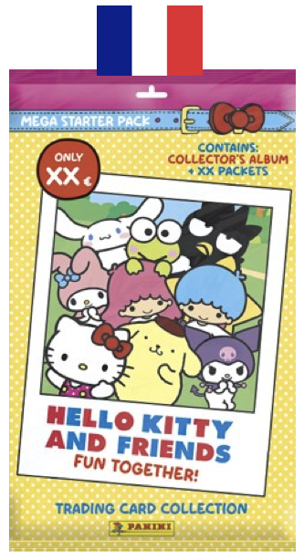 HELLO KITTY - Panini samlarkort (1 kol + 2 påsar + 1 begränsad utgåva) - FR Panini Manga