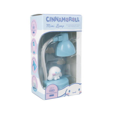 CINNAMOROLL - Uppladdningsbar Bordslampa Mini - 15cm Blue Sky