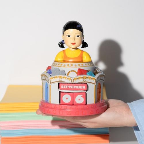 SQUID GAME - Docka - Resin 3D Evig Kalender Grupo Erik