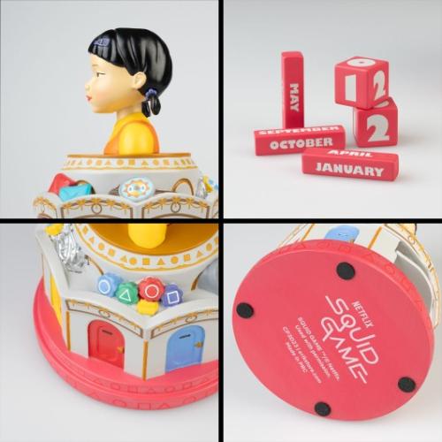 SQUID GAME - Docka - Resin 3D Evig Kalender Grupo Erik