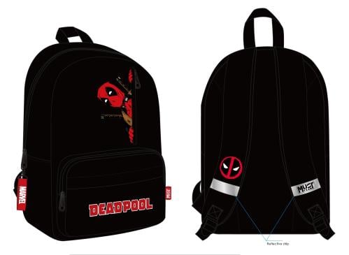 DEADPOOL - Red Logo - Ryggsäck '41x29x17cm' Vamos