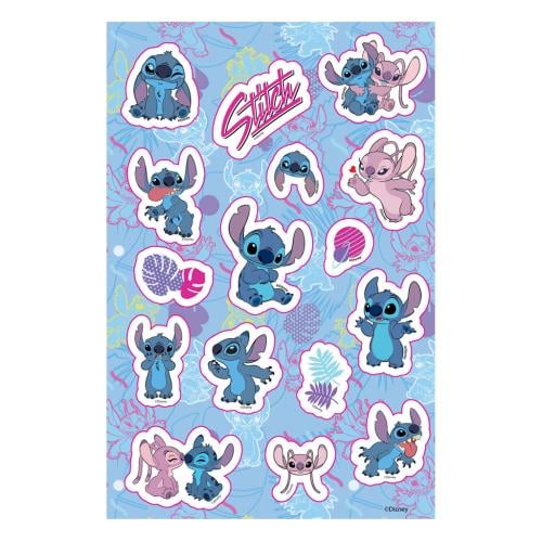 STITCH - Gift Set Anteckningsblock + Stickers + Pen Vamos