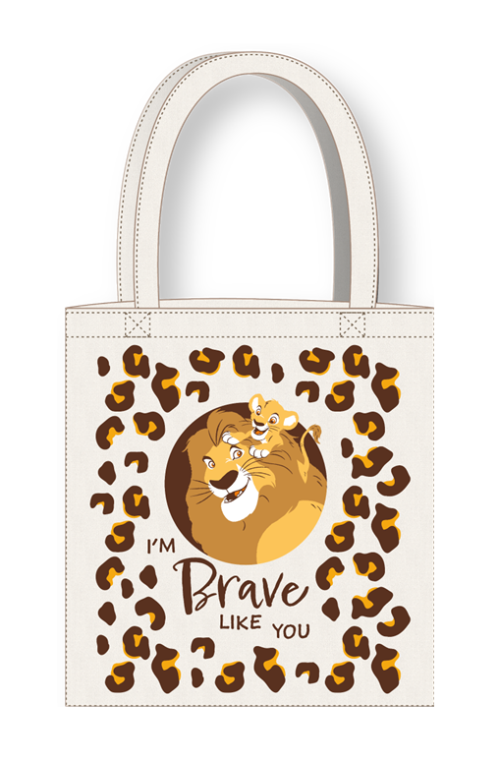 DISNEY - Roi Lion - Mufasa & Simba - Tote Bag 36x39cm Cerda