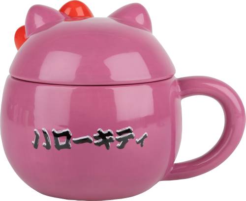 HELLO KITTY - Daruma - 3D Mug + Lid 320ml KONIX