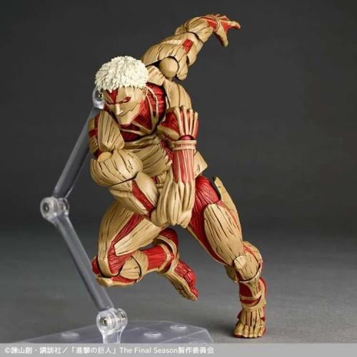 ATTACK ON TITAN - Armored Titan - Figurine Revoltech A.Y. 17cm Runns