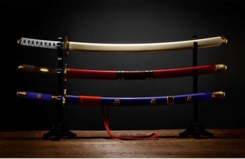 ONE PIECE - 3 svärd av Roronoa Zoro - Replica Proplica 95cm Bandai Tamashii Nations