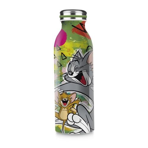 LOONEY TOONS - Rostfri Stålflaska 500ml - Tom & Jerry Egan