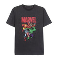 MARVEL - T-shirt i bomull - 4 karaktärer - Storlek L Cerda