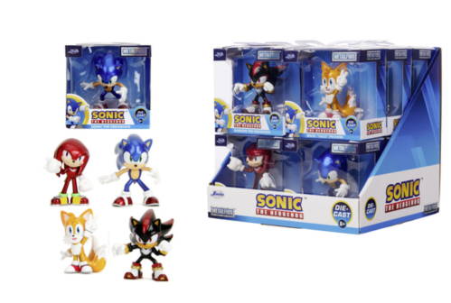 SONIC - Display av 2,5 tum Figurer - 4 Modeller - 12 st - Wave 1 Jada Toys
