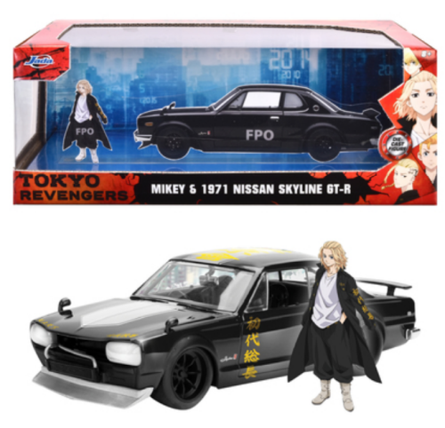 TOKYO REVENGERS - Mikey & 1971 Nissan Skyline GT-R - 1:24 Jada Toys