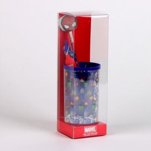 AVENGERS - Skrivset - Pennhållare + 3 delar Cerda