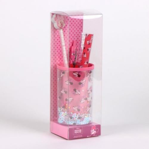 MINNIE - Stationery Set - Pencil Pot + 3pc. Cerda