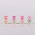 MINNIE - Pack med 4 mini Highlighters "food" Cerda