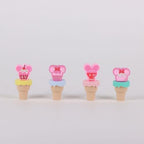 MINNIE - Pack med 4 mini Highlighters "food" Cerda