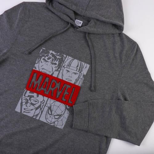 MARVEL - Logo - Bomulls Hoodie (S) Cerda
