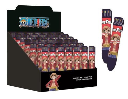 ONE PIECE - Display av Pennor med 6 Färgomvandlare - 16-pack Vamos