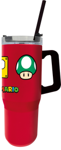 SUPER MARIO - XXL Rambler Mug - Storlek 39Oz Stor
