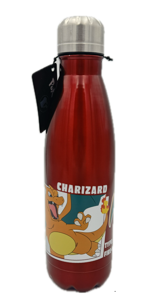 POKEMON - Charizard - Rostfri Stålförpackning 26 oz Stor