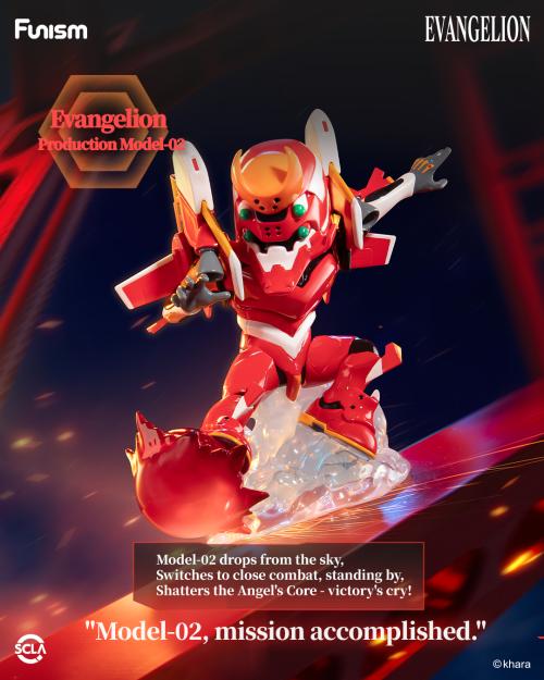 EVANGELION - EVA - Blind Box 8 Figurset 12cm Funism