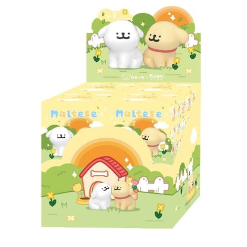 MALTESE - Happy Snuggling Series - Blind Box 8 X 2 Figure set 5-9cm Funism